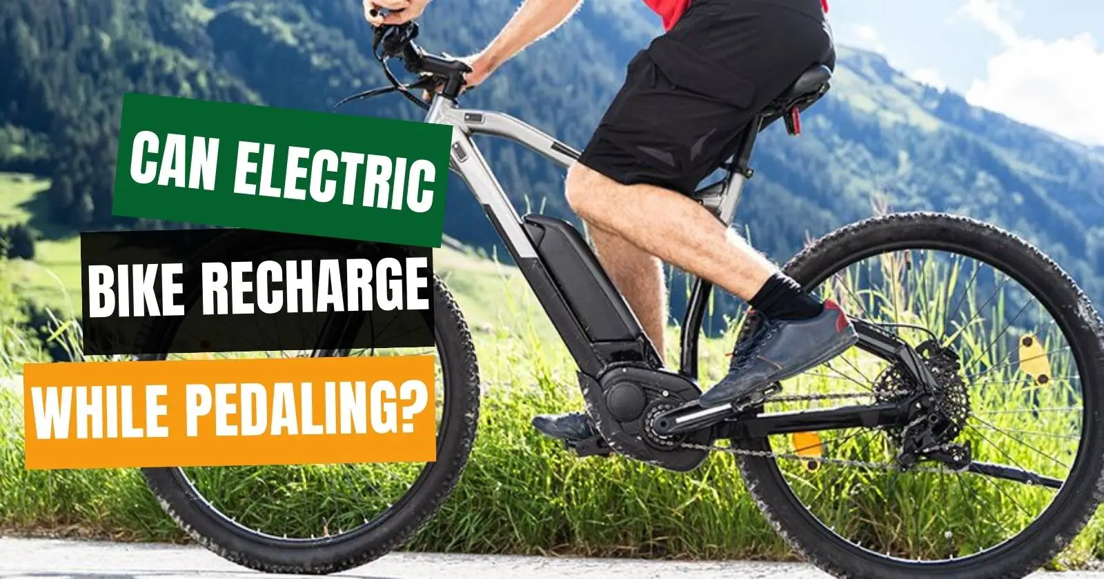 Can Electric Bike Recharge While Pedaling? » Bikevela